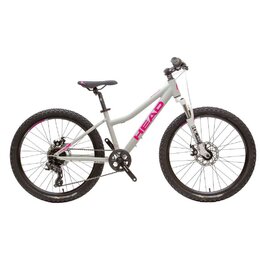 Dětské dívčí kolo HEAD Lauren 2.0 24"grey/pink 2024 S-RIDE 1x8  Dětské dívčí kolo HEAD Lauren 2.0 24"grey/pink 2024 S-RIDE 1x8