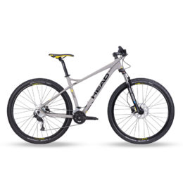 Horské kolo HEAD X-Rubi 1.0 29" greymatt/yellow 2025 ALIVIO - ACERA 2x9, AIR vidlice s lock outem Horské kolo HEAD X-Rubi 1.0 29" greymatt/yellow 2025 ALIVIO - ACERA 2x9, AIR vidlice s lock outem