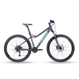 Dámské horské kolo HEAD Tacoma 2.0 27,5" grey matt 2024 S-RIDE M300  2x9   Dámské horské kolo HEAD Tacoma 2.0 27,5" grey matt 2024 S-RIDE M300  2x9