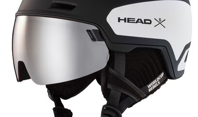 HEAD helmy s integrovanými brýlemi