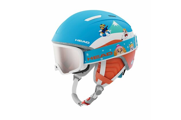 lyžařská helma se štítem MOJO SET PAW