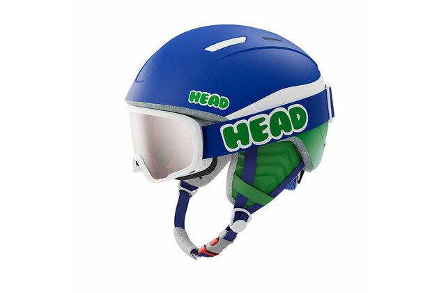 lyžařská helma MOJO SET BLUE/GREEN