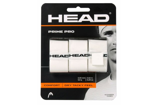 HEAD tenisová omotávka PRIME PRO white HEAD tenisová omotávka PRIME PRO white