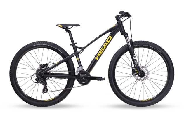 Dětské kolo HEAD Ridott 3.0 26" bkmatt/yellow 2025 S-RIDE 2x8